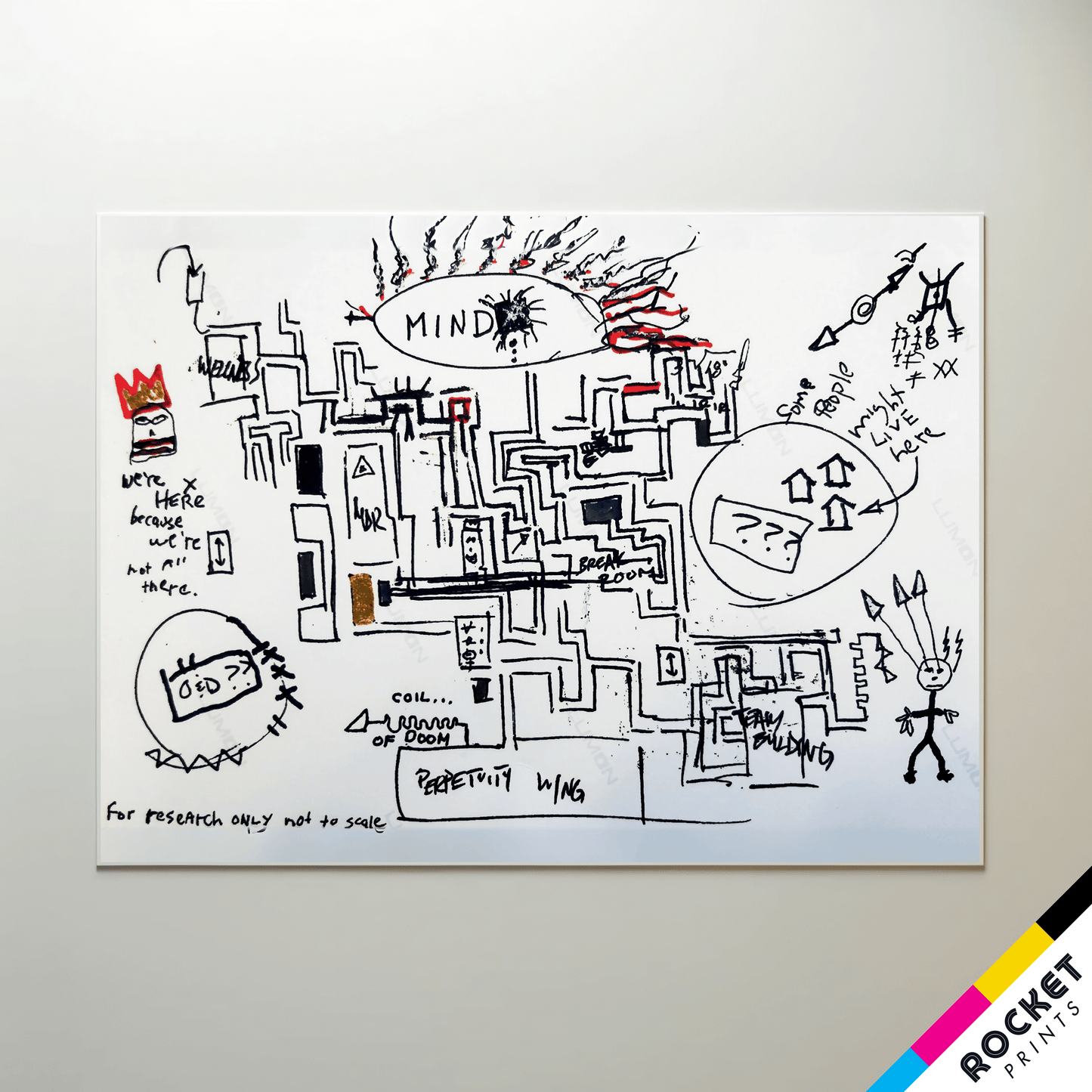 Petey's Map of Lumon Severed Floor - Poster