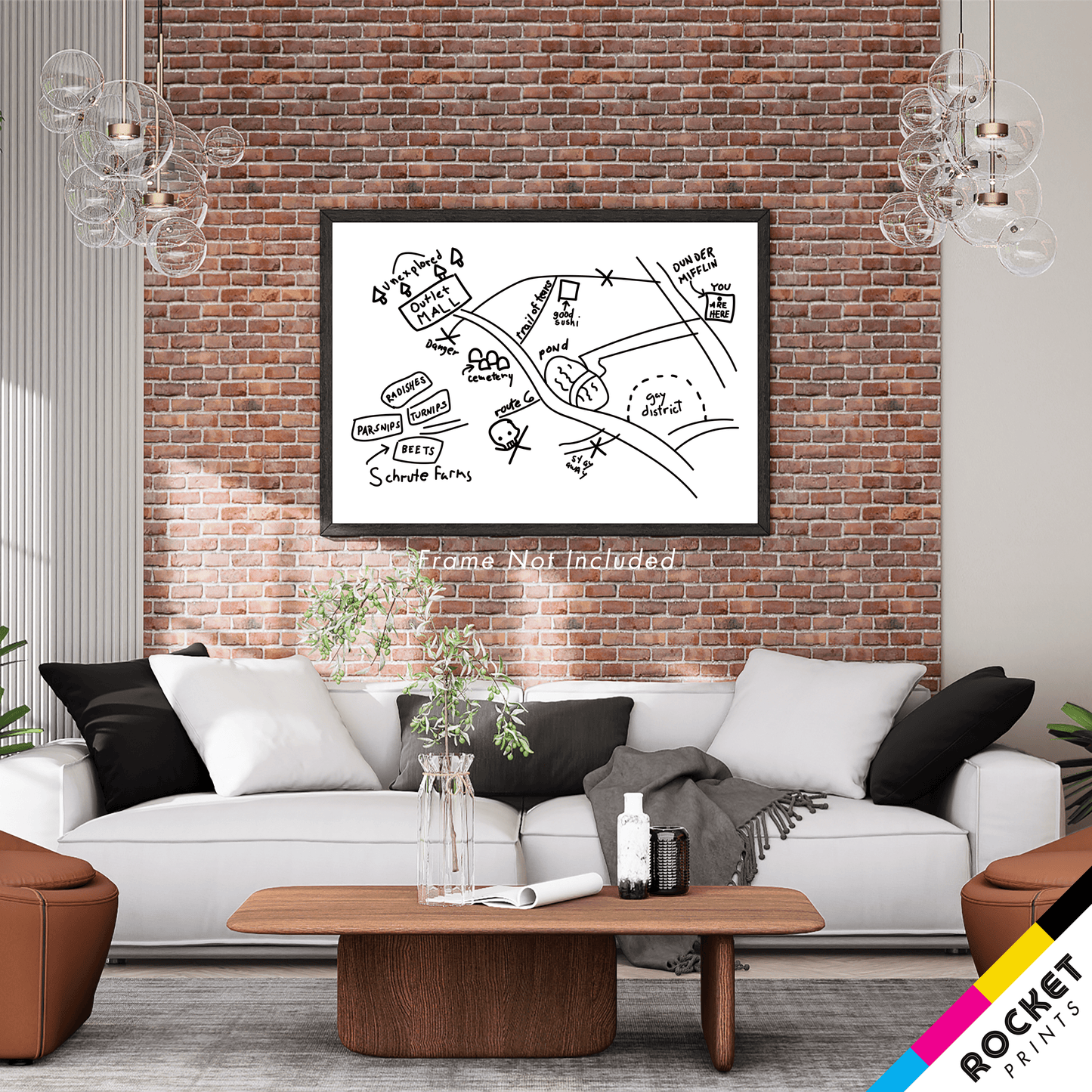 Schrute Farms Map Poster