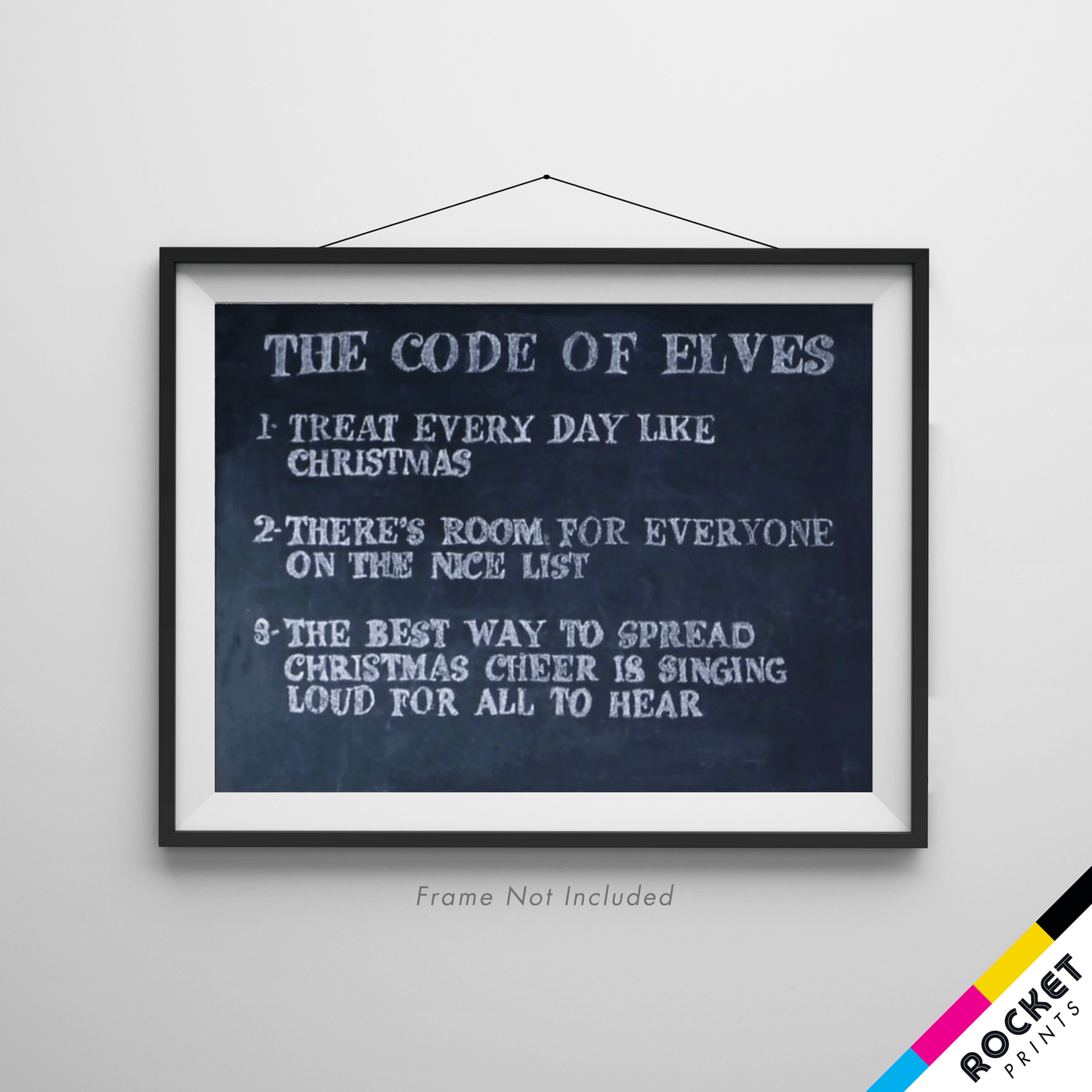 The Code Of Elves Spread Christmas Cheer Poster