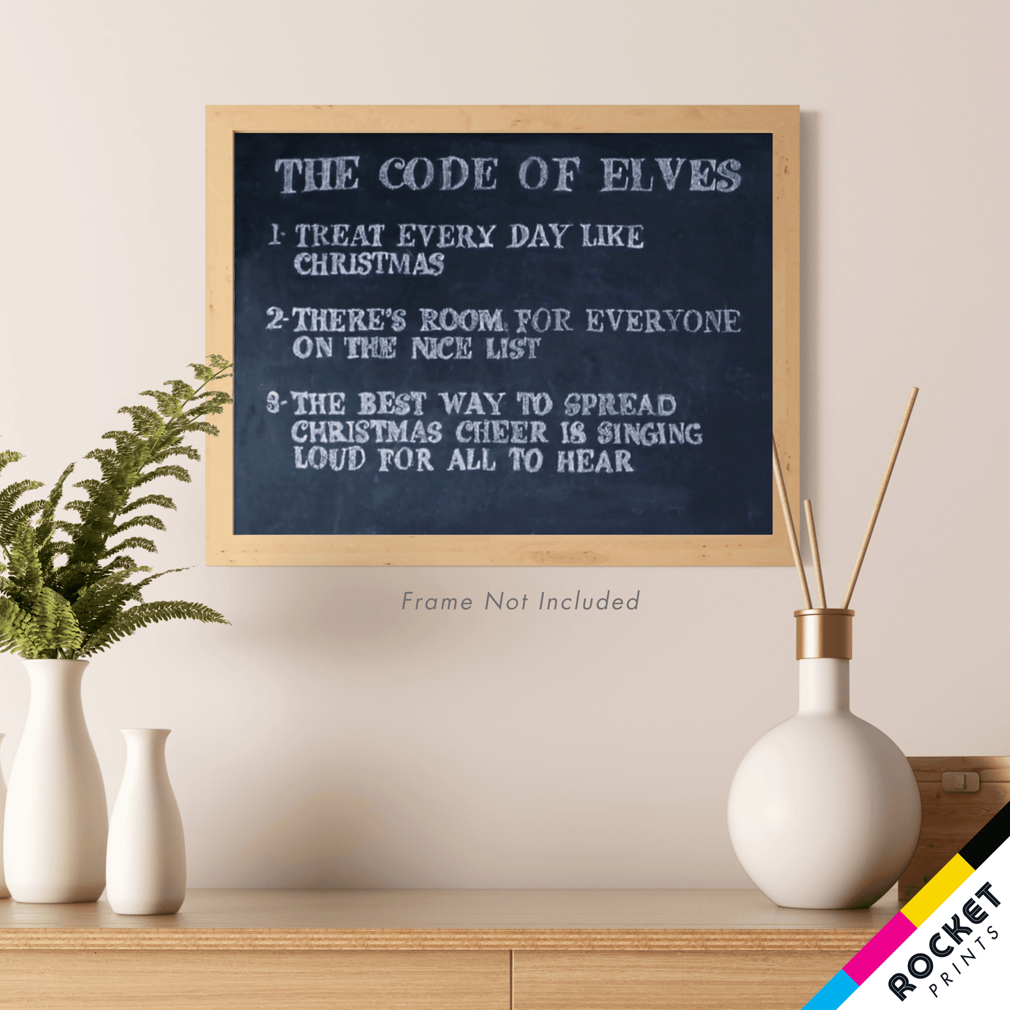 The Code Of Elves Spread Christmas Cheer Poster