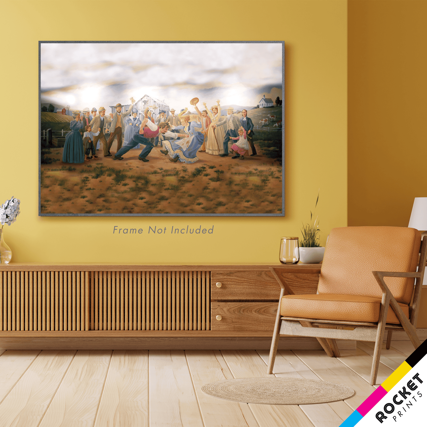 Sunday Boxing Pawnee City Hall Mural Poster