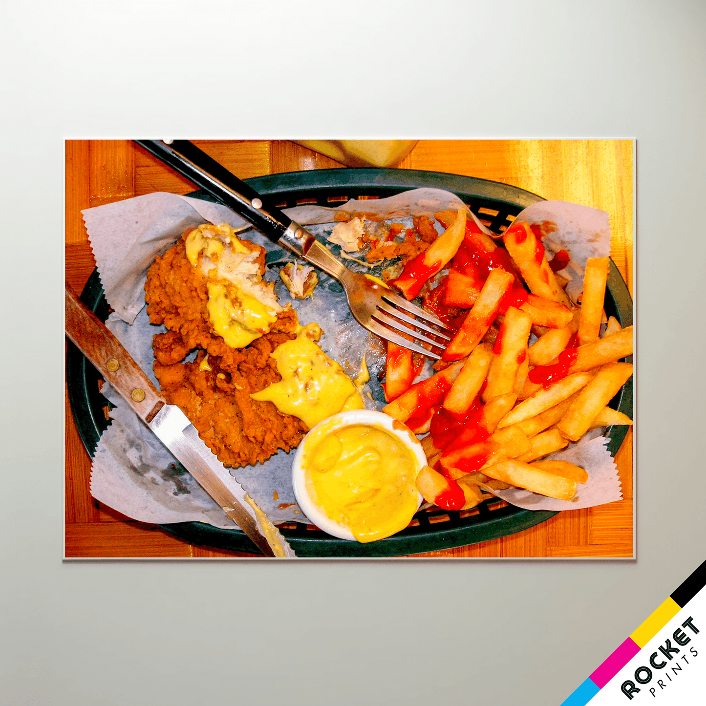 Fish And Chips Liz Lemon Office Poster Print