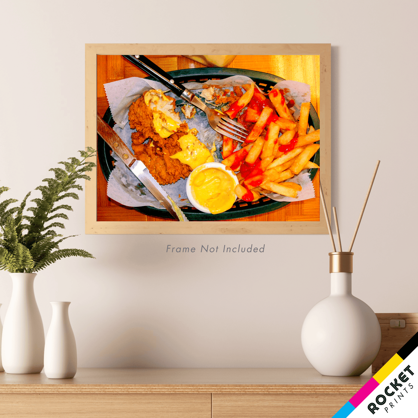Fish And Chips Liz Lemon Office Poster Print