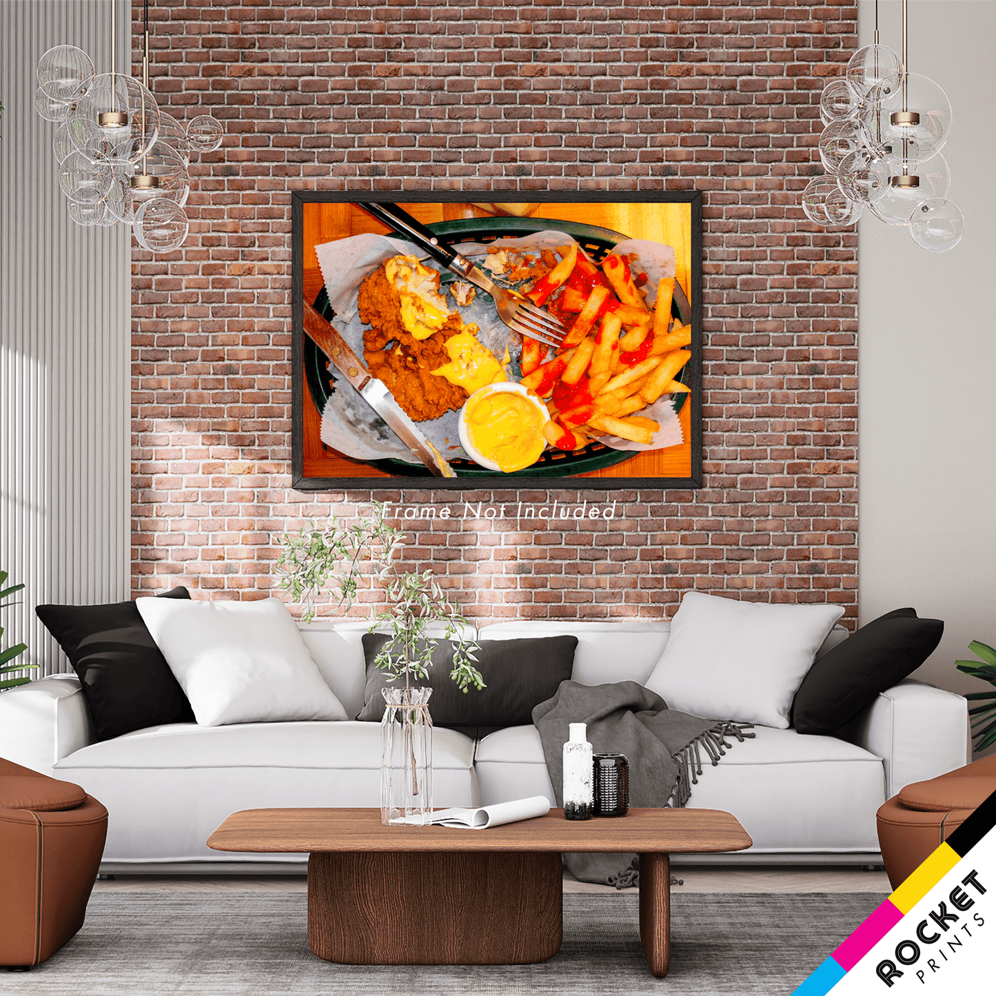 Fish And Chips Liz Lemon Office Poster Print