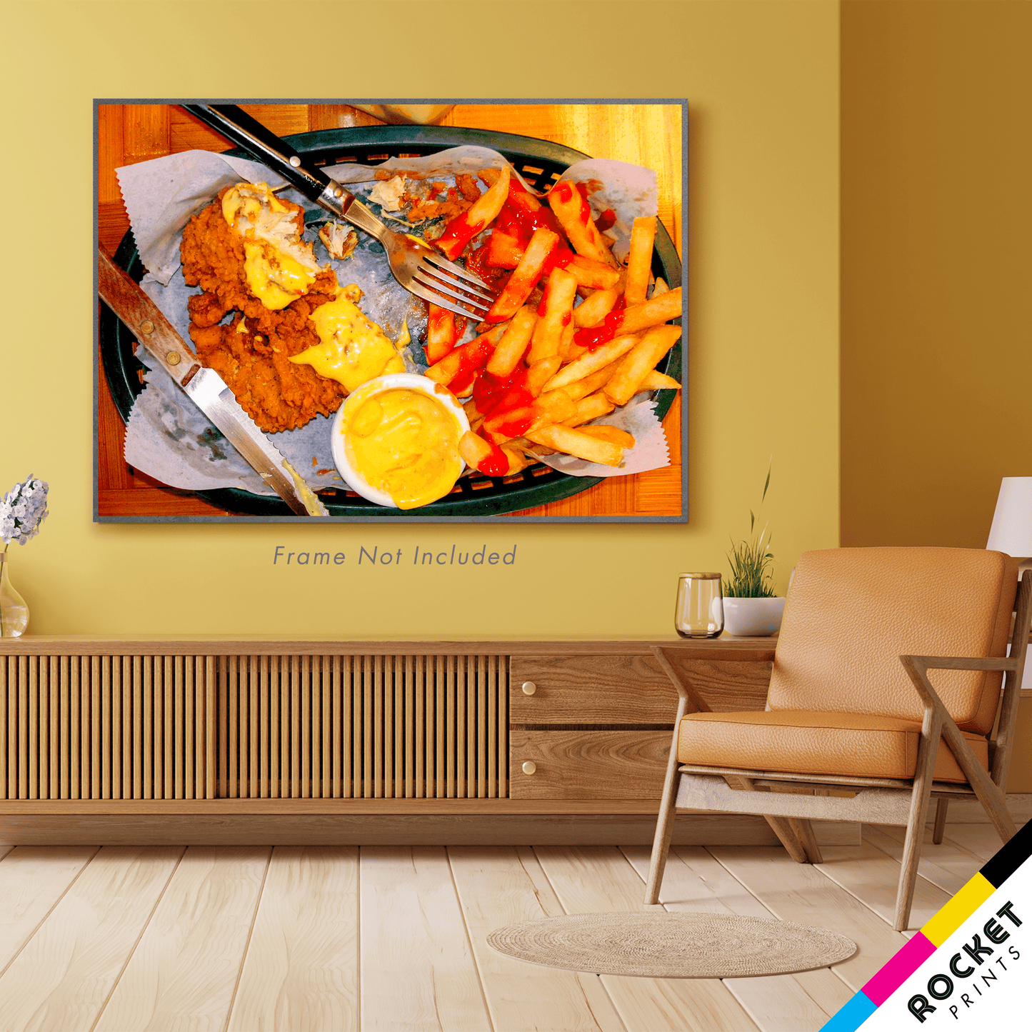 Fish And Chips Liz Lemon Office Poster Print