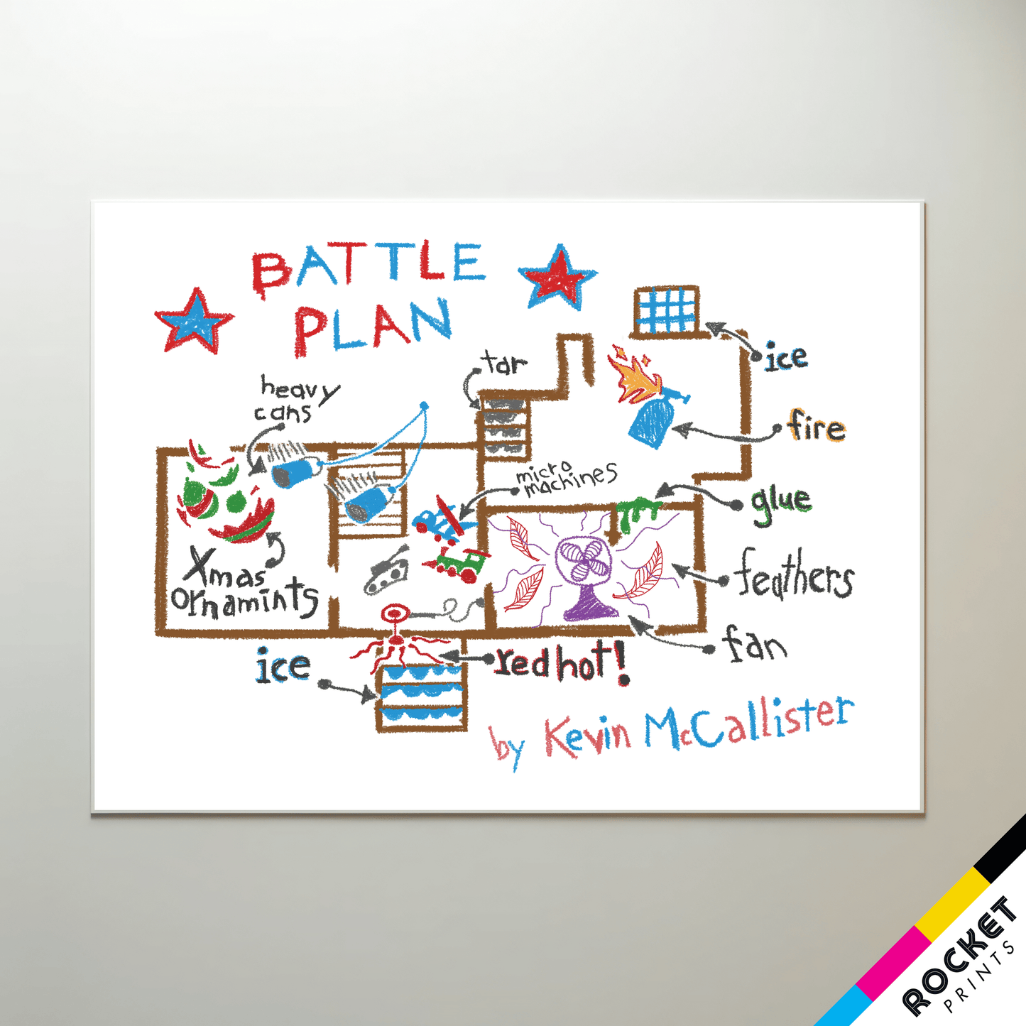 Kevin McCallister's Battle Plan Poster