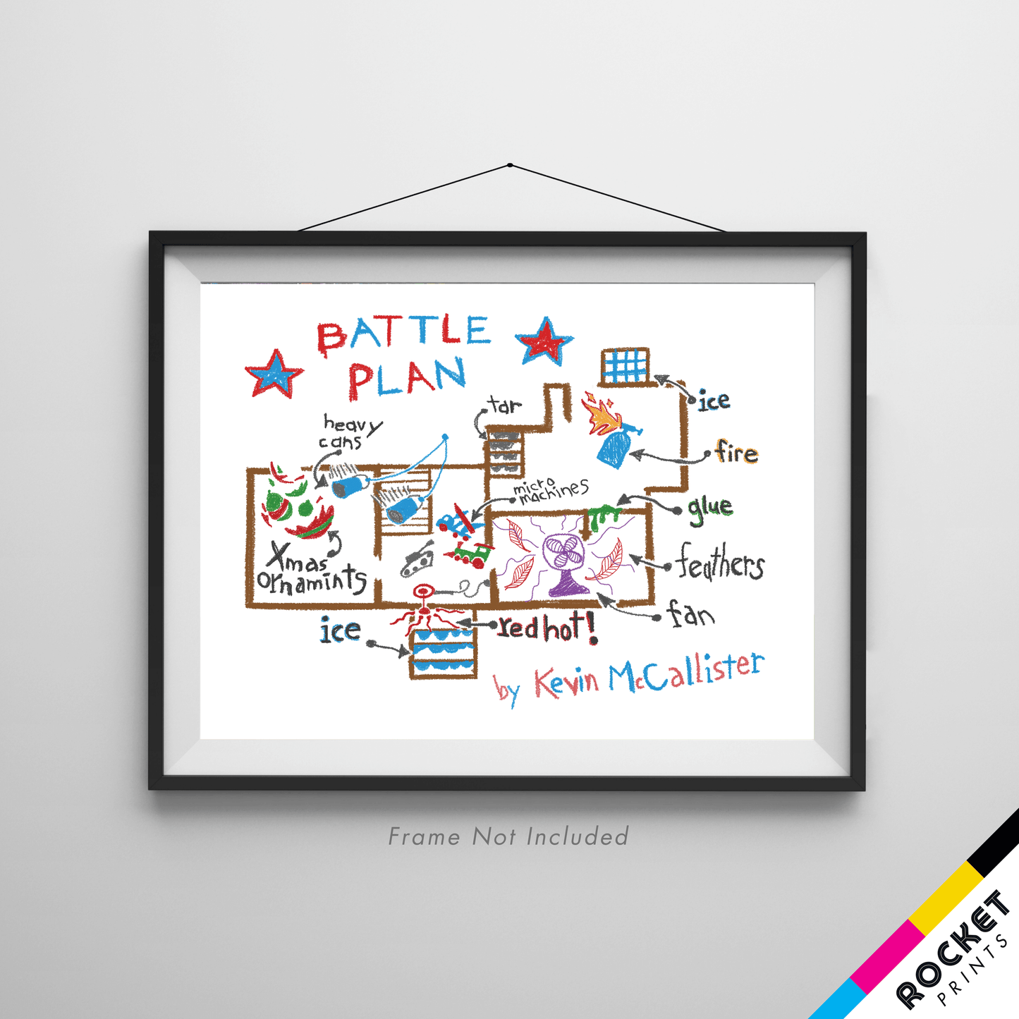 Kevin McCallister's Battle Plan Poster