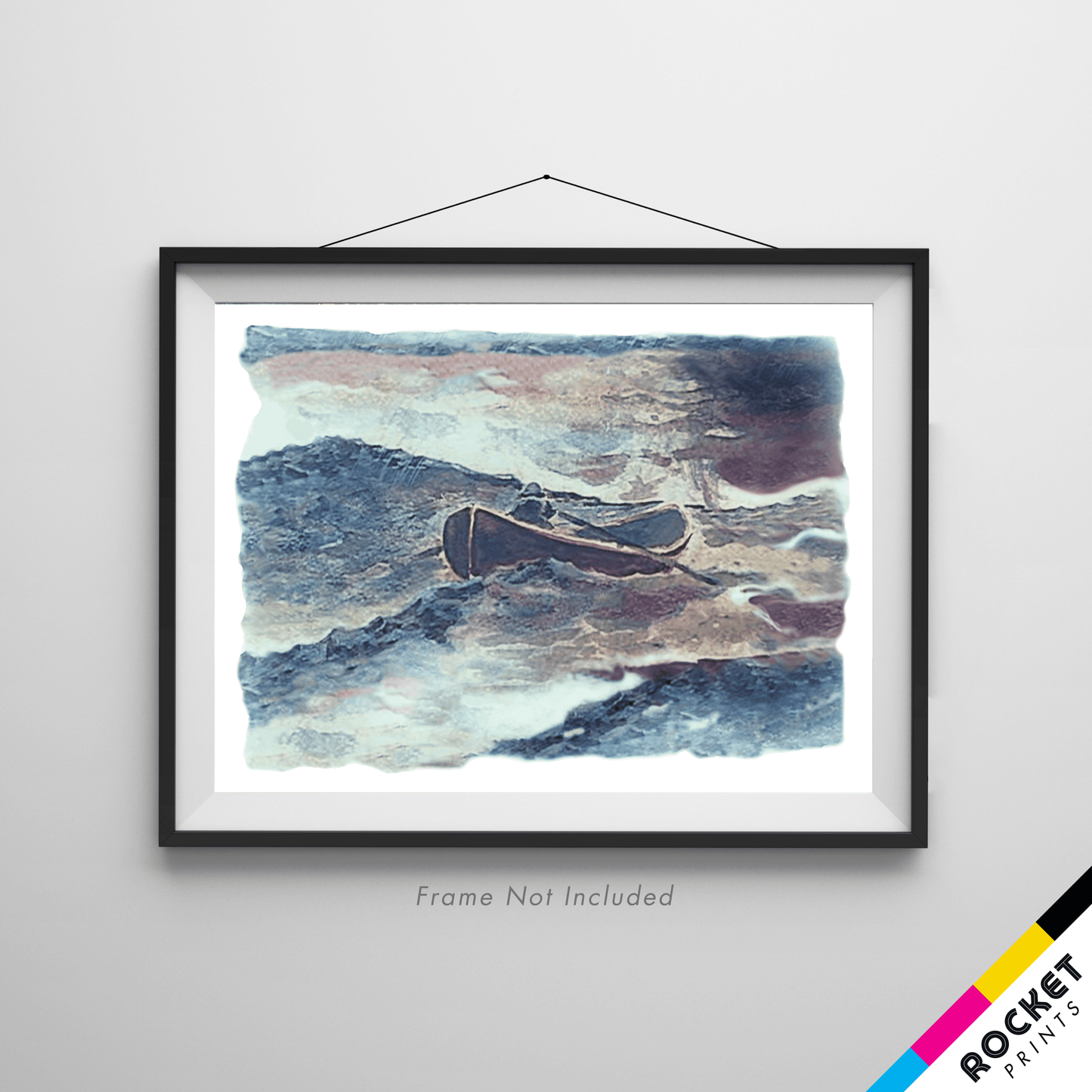 Lone Fisherman Sean Maguire Office Painting Poster