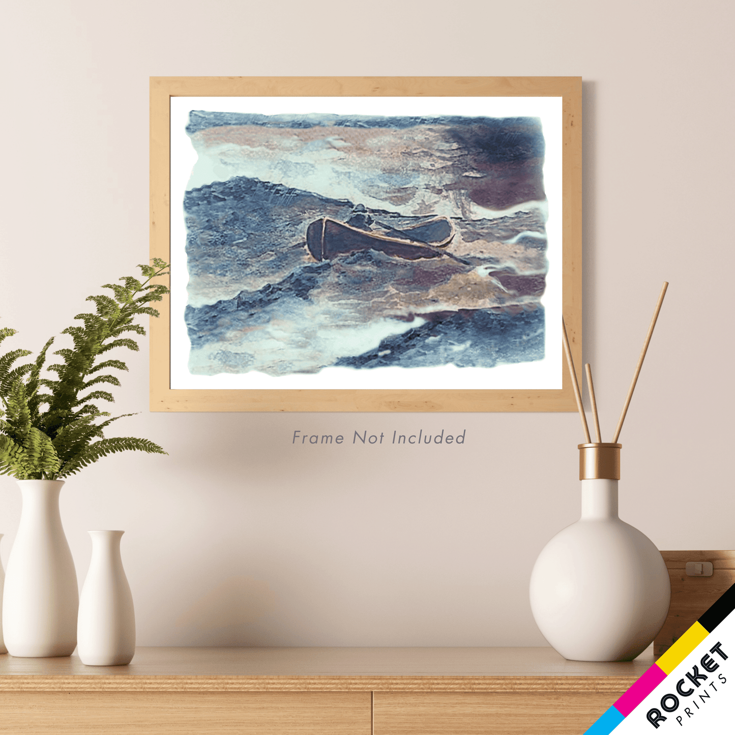 Lone Fisherman Sean Maguire Office Painting Poster