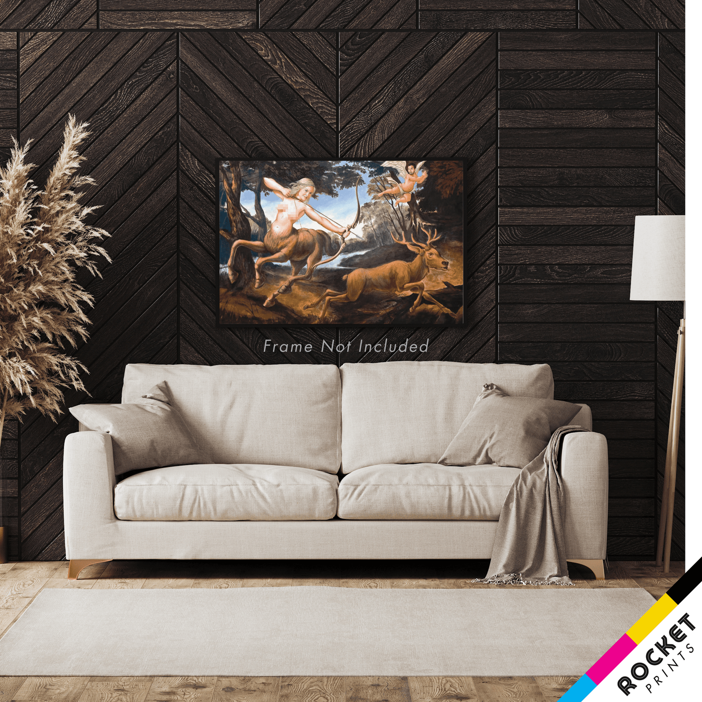 Jerry's Leslie Knope Centaur Diaphena Painting Poster Censored Print