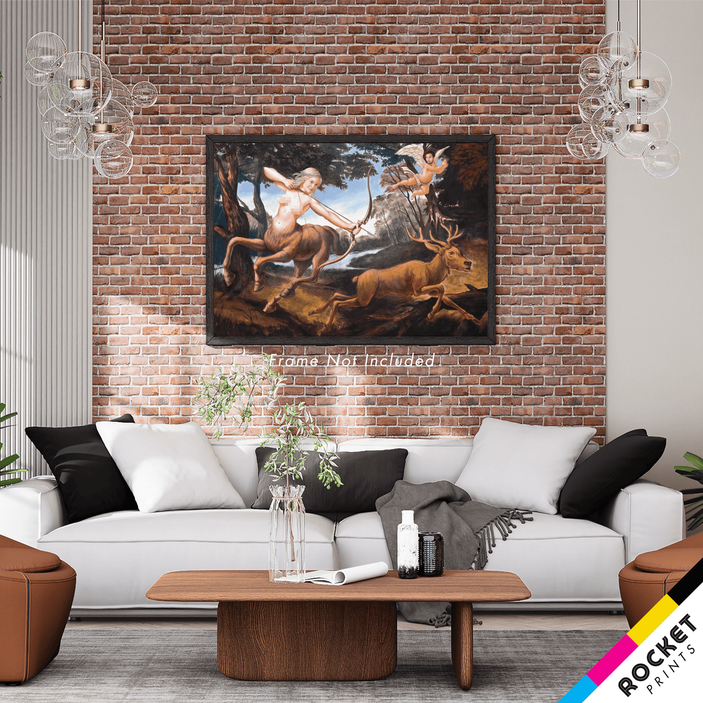 Jerry's Leslie Knope Centaur Diaphena Painting Poster Censored Print