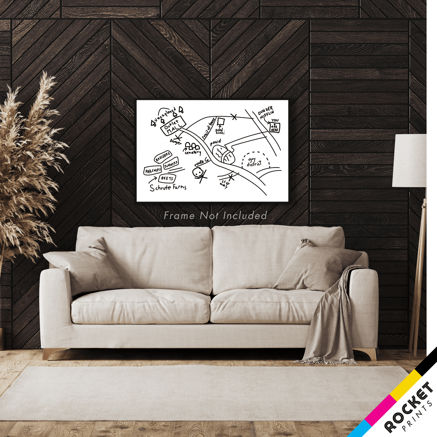 Schrute Farms Map Poster