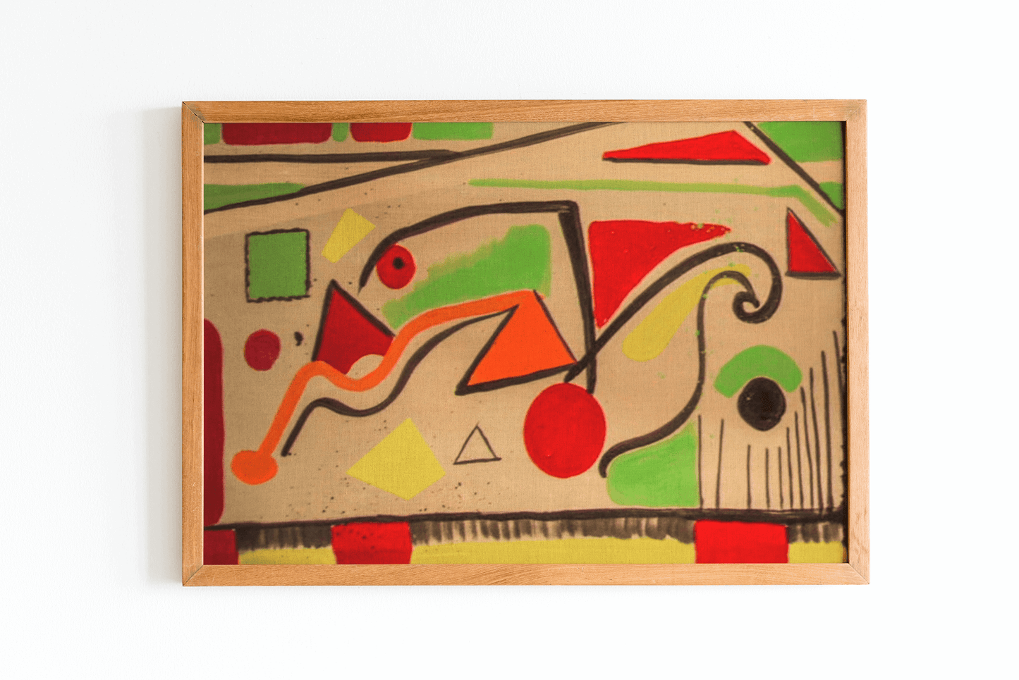 Tom Haverford Abstract Art Painting Poster