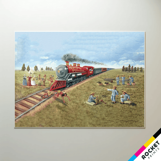 Spirit of Pawnee Pawnee City Hall Mural Poster