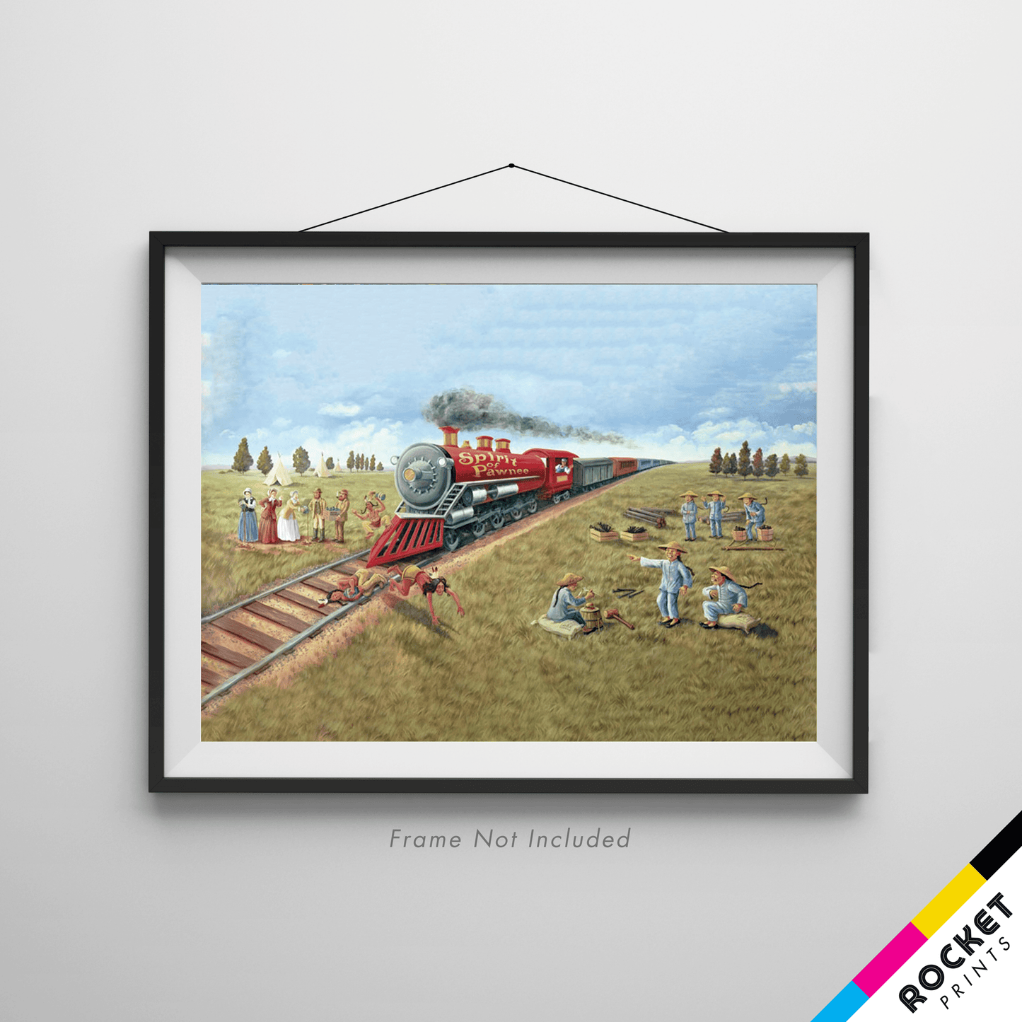 Spirit of Pawnee Pawnee City Hall Mural Poster