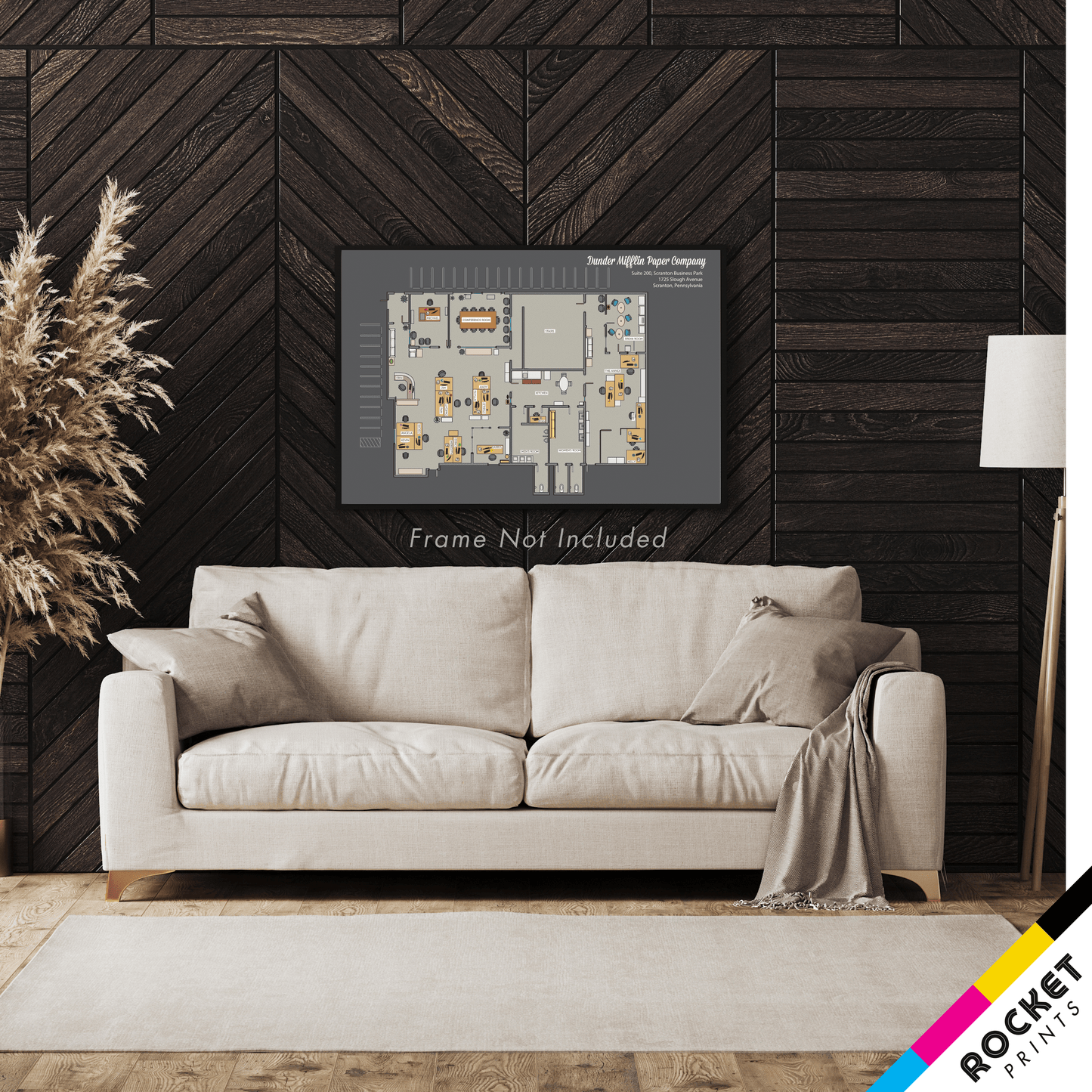 Dunder Mifflin Paper Company Floor Plan Poster