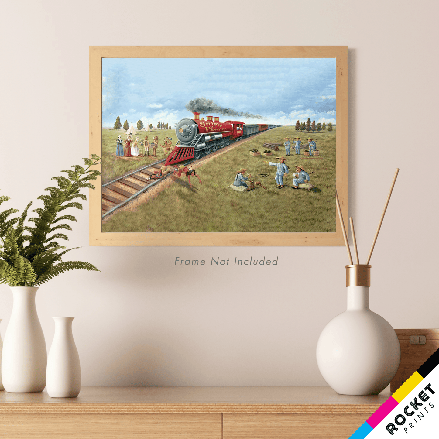 Spirit of Pawnee Pawnee City Hall Mural Poster