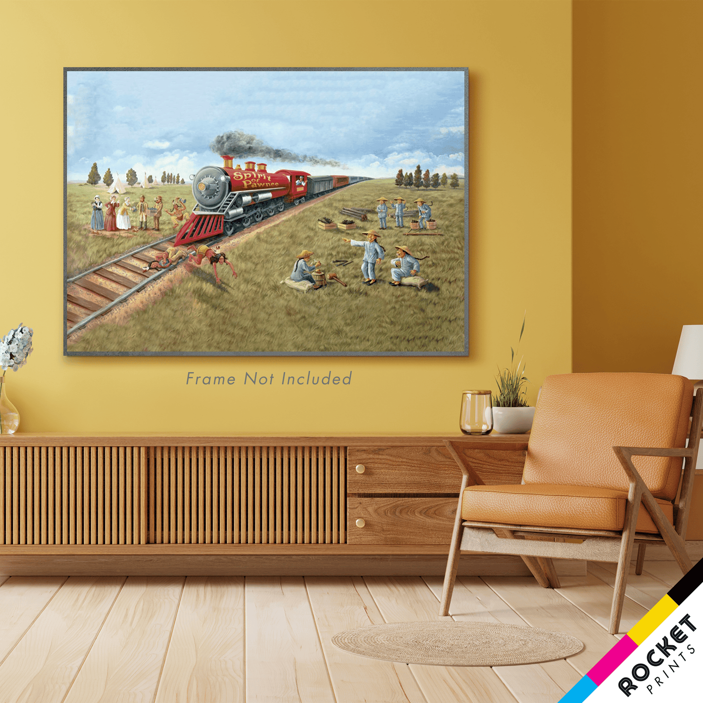 Spirit of Pawnee Pawnee City Hall Mural Poster