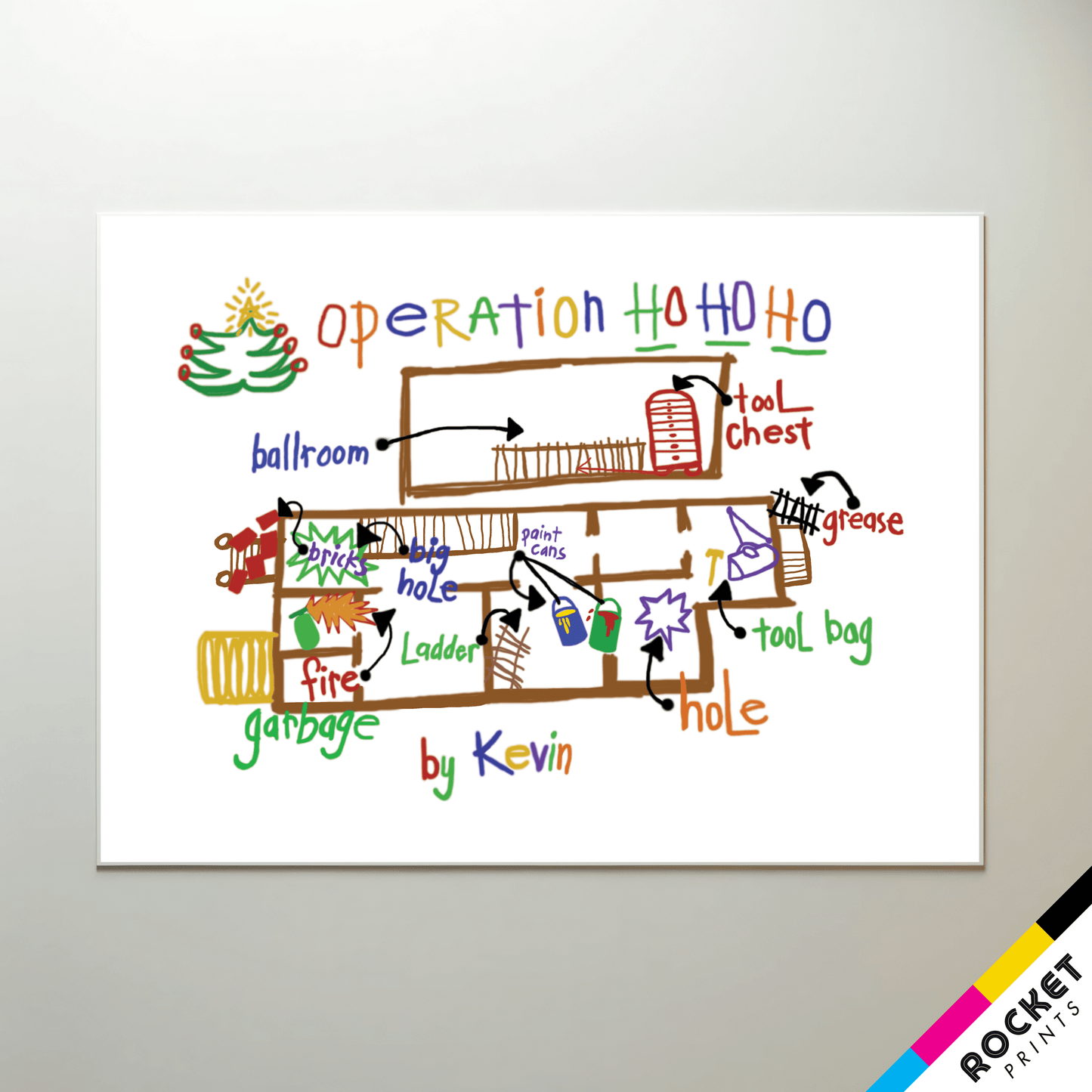 Kevin McCallister's Operation Ho Ho Ho Poster