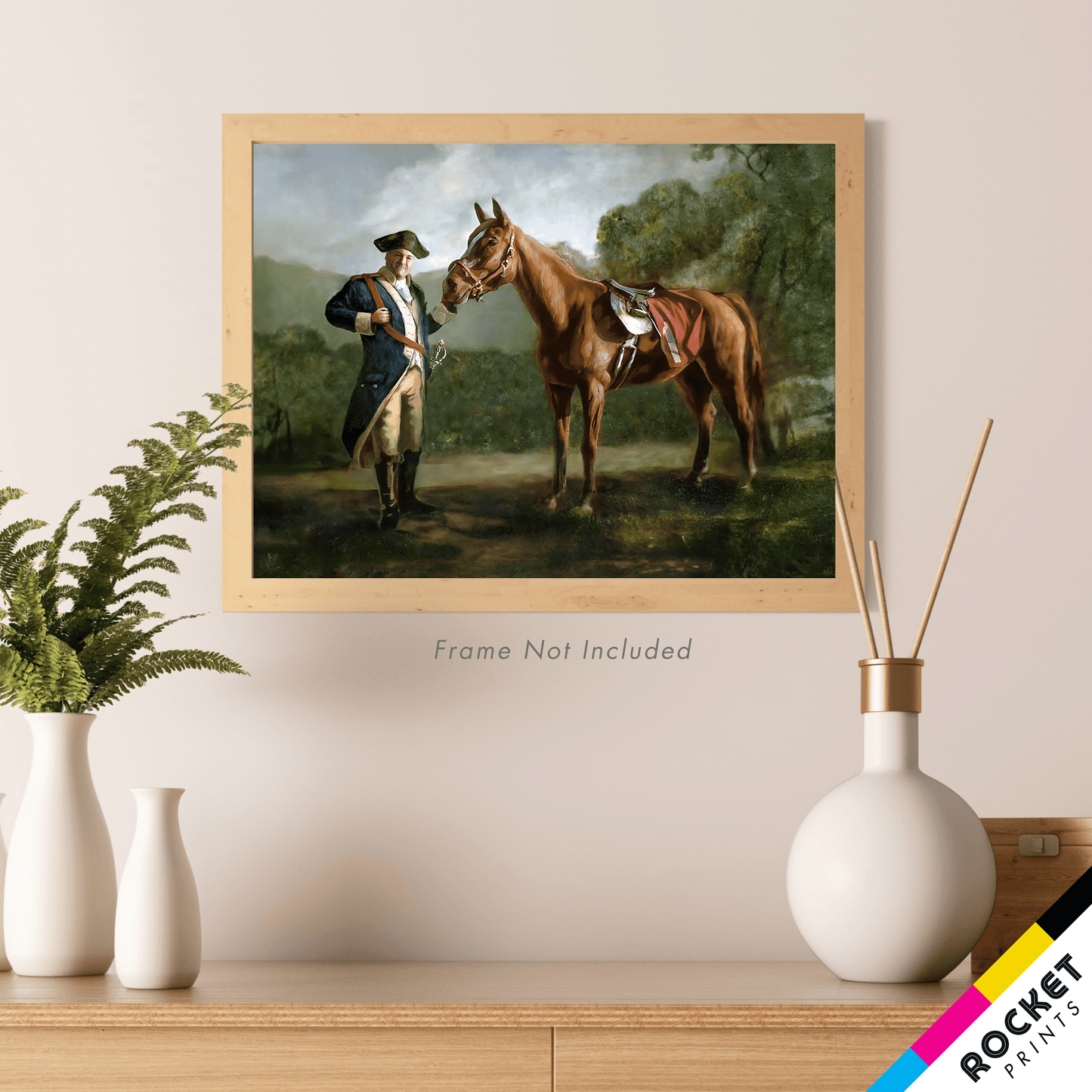 Napoleon Tony Soprano And Pie-O-My Horse Painting Poster