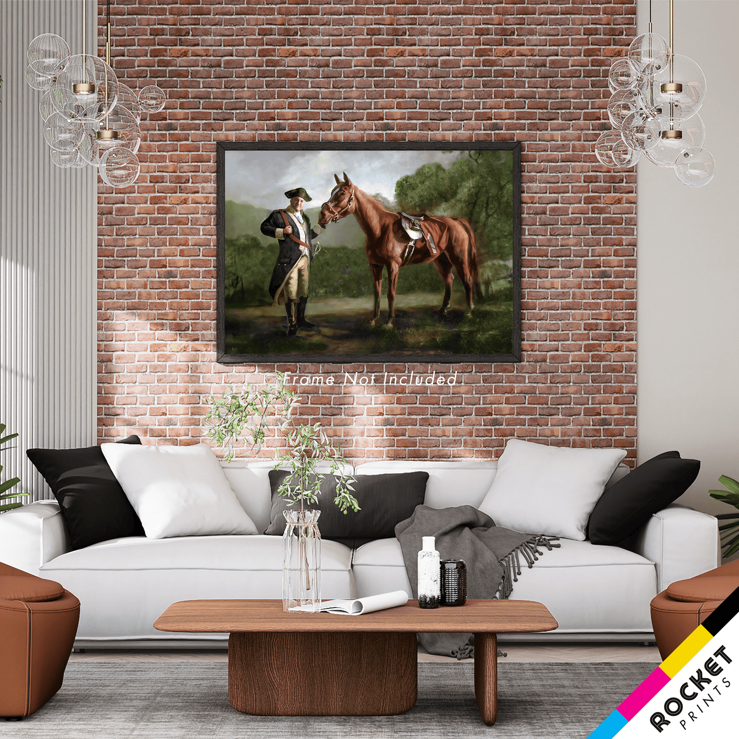 Napoleon Tony Soprano And Pie-O-My Horse Painting Poster
