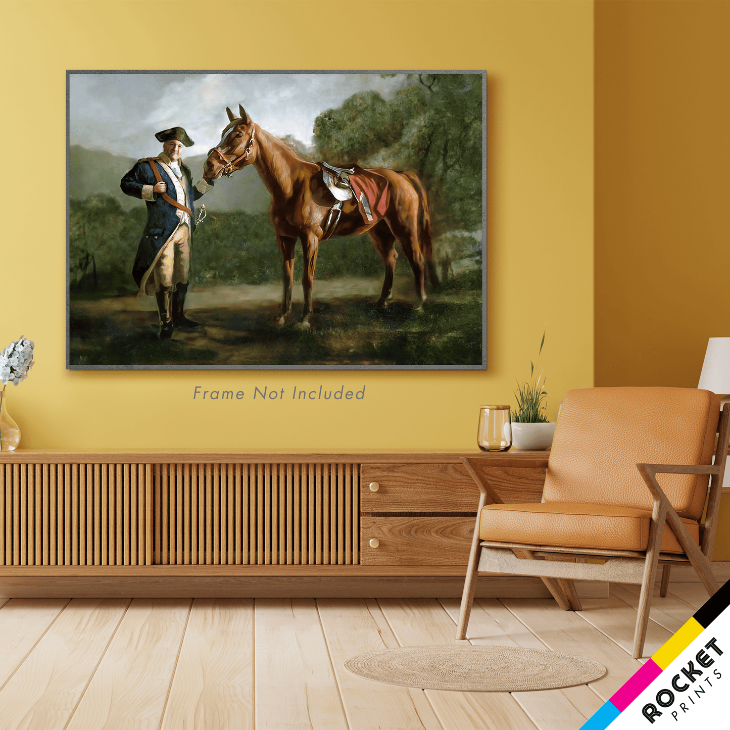 Napoleon Tony Soprano And Pie-O-My Horse Painting Poster