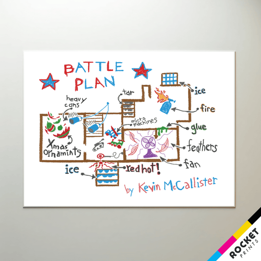 Kevin McCallister's Battle Plan Poster