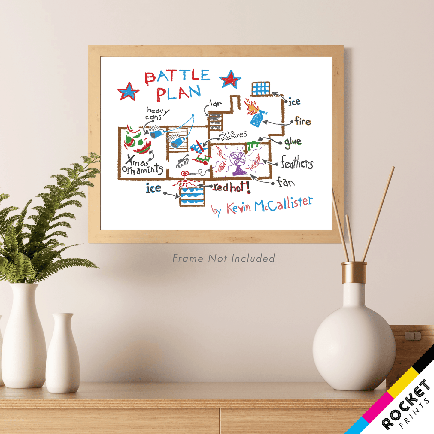 Kevin McCallister's Battle Plan Poster