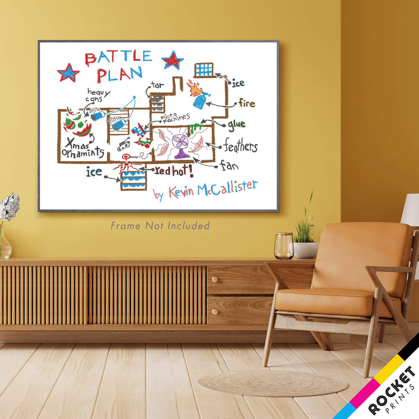 Kevin McCallister's Battle Plan Poster
