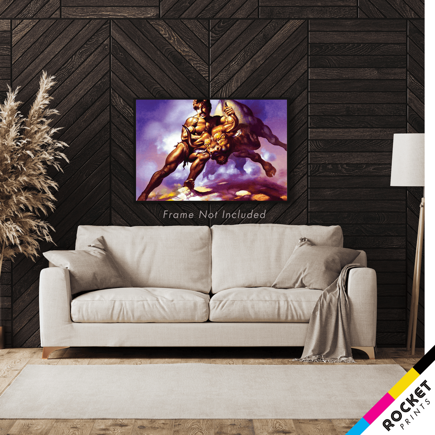 White Goodman Taking The Bull By The Horns Poster