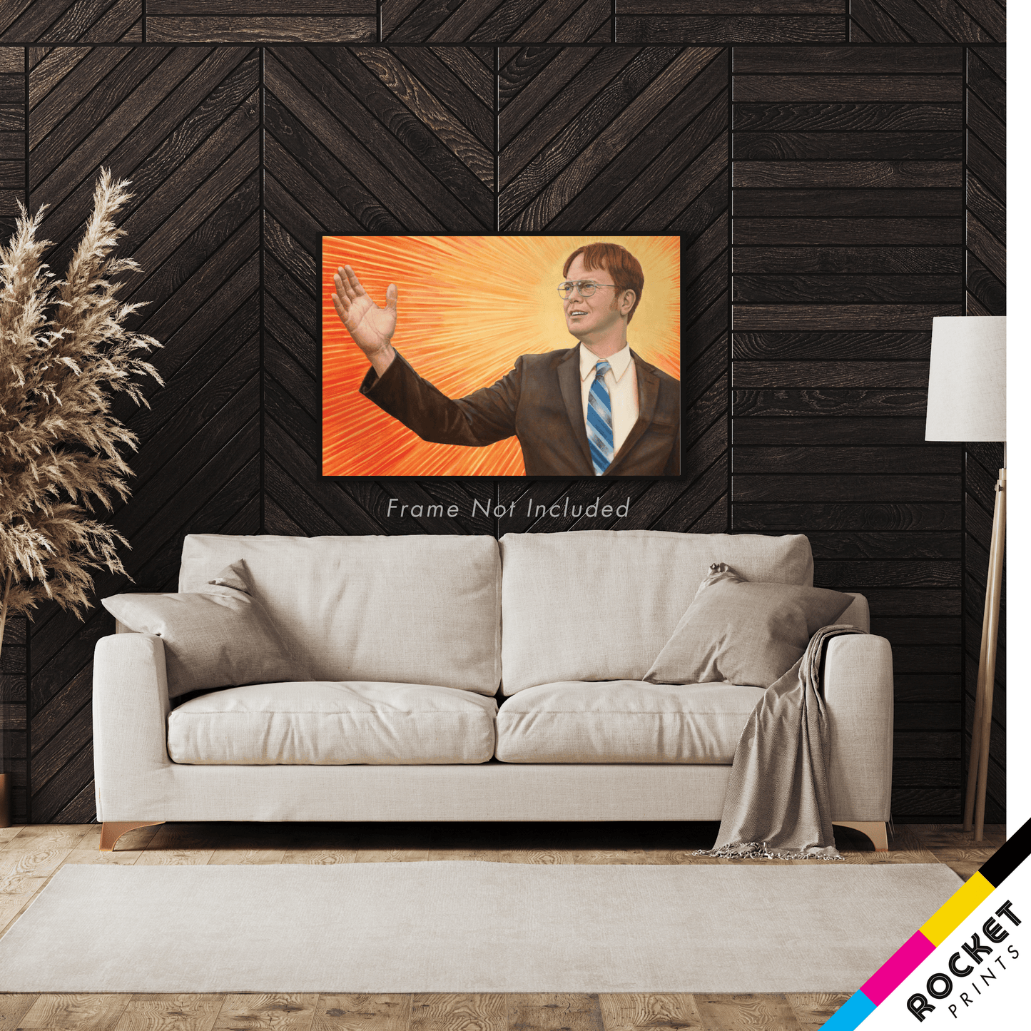 Dwight Schrute Supreme Leader Branch Manager Painting Poster