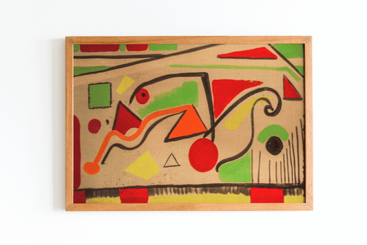 Tom Haverford Abstract Art Painting Poster